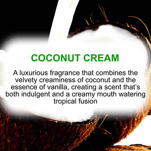 Coconut Cream Body Spray Mist - Vegan, Cruelty-Free, Alcohol-Free Perfume