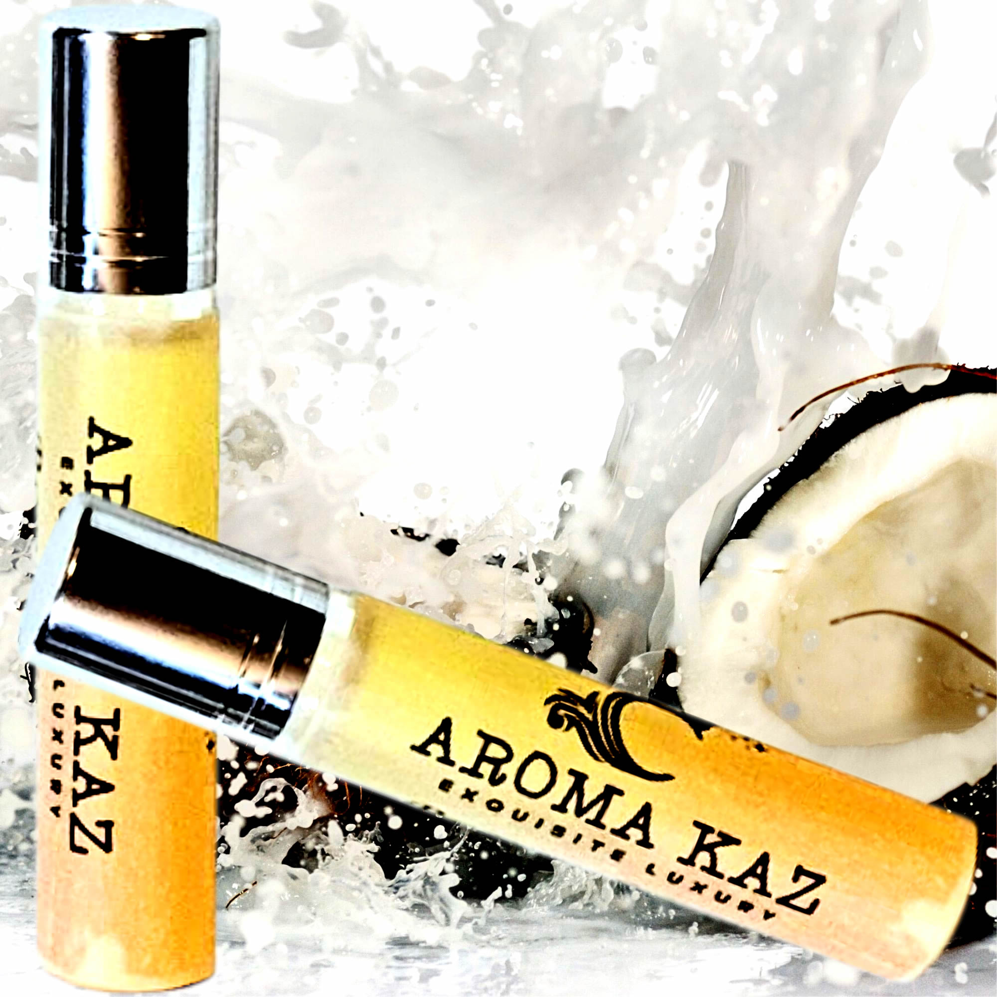 Coconut Cream Roll-On Perfume Plant-Based Vegan Cruelty Free