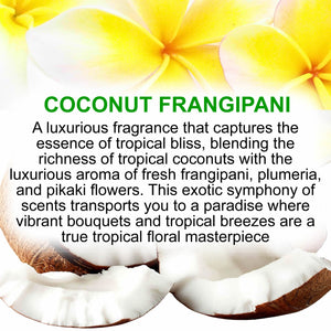 Coconut Frangipani Body Spray Mist - Vegan, Cruelty-Free, Alcohol-Free Perfume
