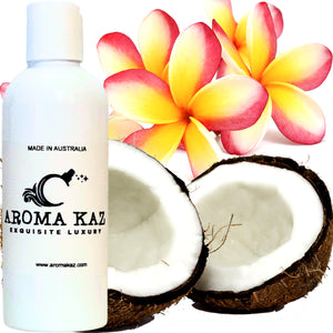 Coconut Frangipani Scented Bath Body Massage Oil