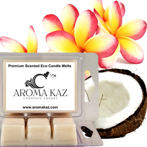 Coconut Frangipani Eco Soy Candle Wax Melts Clam Packs