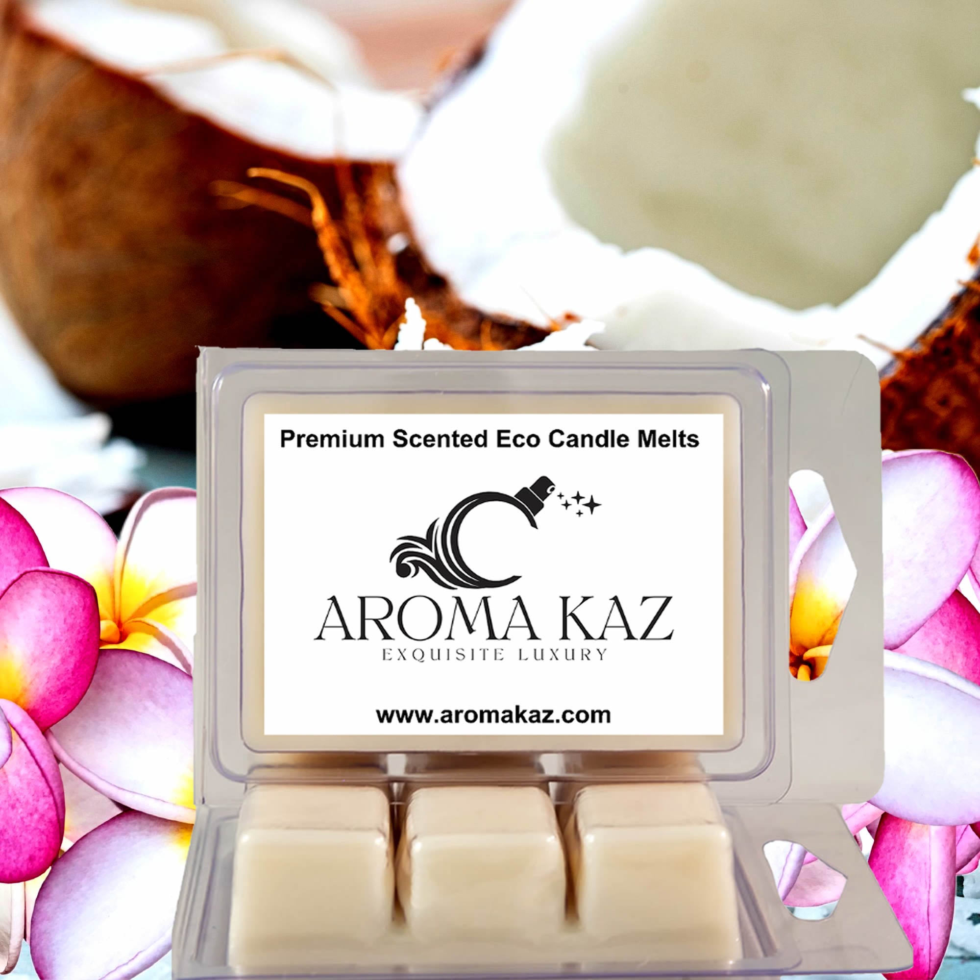 Coconut Frangipani Soy Wax Melts – Hand-Poured, Plant-Based & Vegan
