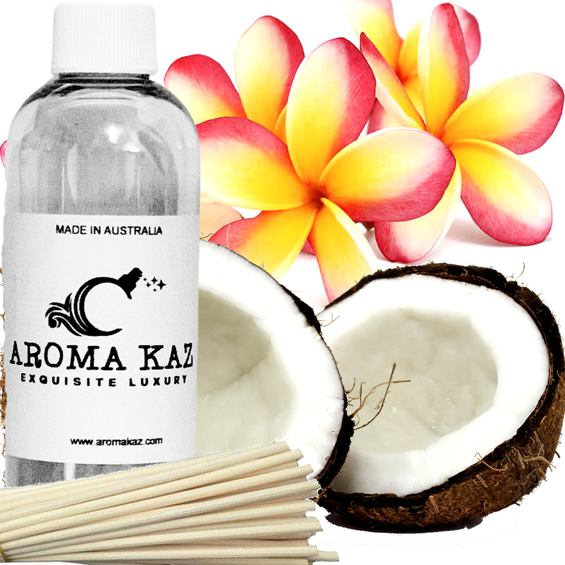 Coconut Frangipani Diffuser Fragrance Oil Refill