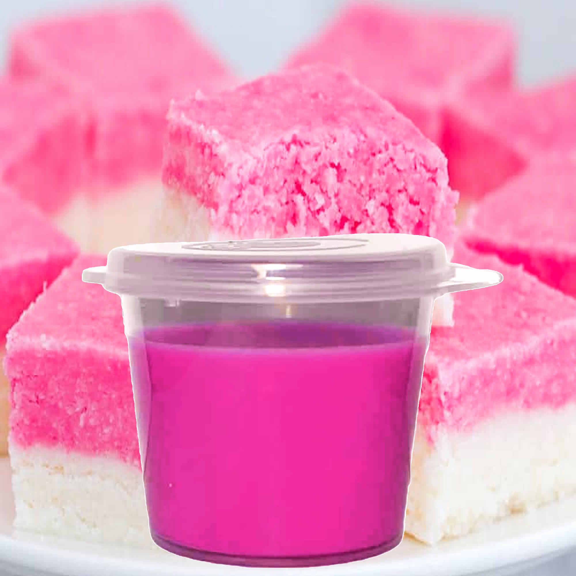 Coconut Ice Soy Candle Melt Shot Pots – Plant-Based, Vegan, Cruelty-Free, Hand-Poured