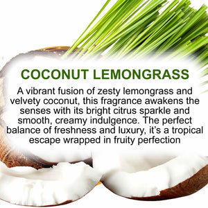 Coconut Lemongrass Body Spray Mist - Vegan, Cruelty-Free, Alcohol-Free Perfume