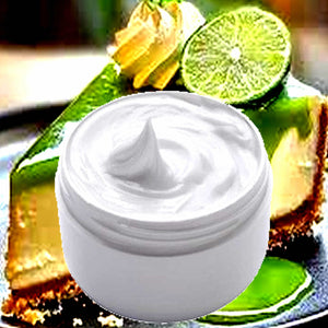 Coconut Lime Cheesecake Hydrating vegan body and hand cream moisturizer. Handmade in Australia, cruelty free, long-lasting fragrance, perfect for all skin types and ideal as a gift for men or women.