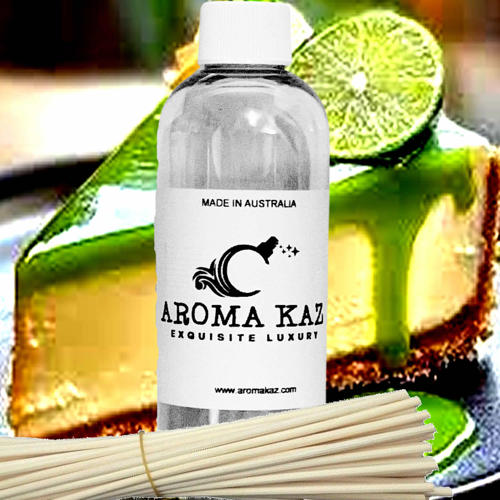 Coconut Lime Cheesecake Diffuser Fragrance Oil with Reeds – Vegan Cruelty-Free Home Aroma
