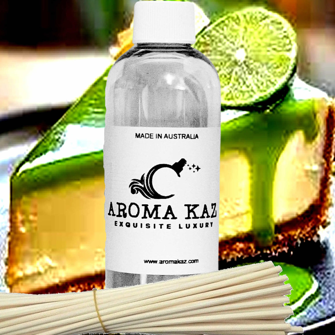 Coconut Lime Cheesecake Diffuser Fragrance Oil with Reeds – Vegan Cruelty-Free Home Aroma