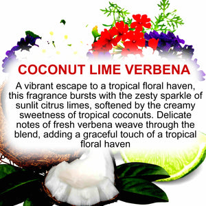 Coconut Lime Verbena Body Spray Mist - Vegan, Cruelty-Free, Alcohol-Free Perfume