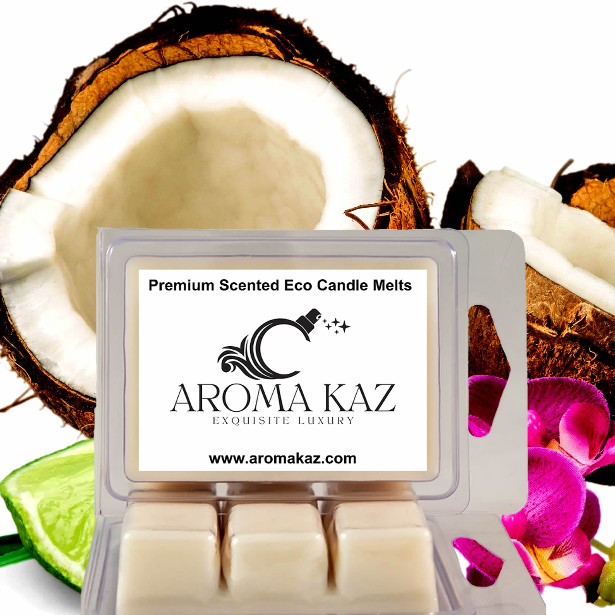 Coconut Lime Verbena Soy Wax Melts – Hand-Poured, Plant-Based & Vegan