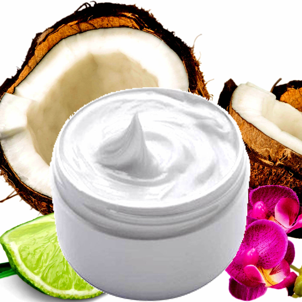 Coconut Lime Verbena Hydrating vegan body and hand cream moisturizer. Handmade in Australia, cruelty free, long-lasting fragrance, perfect for all skin types and ideal as a gift for men or women.