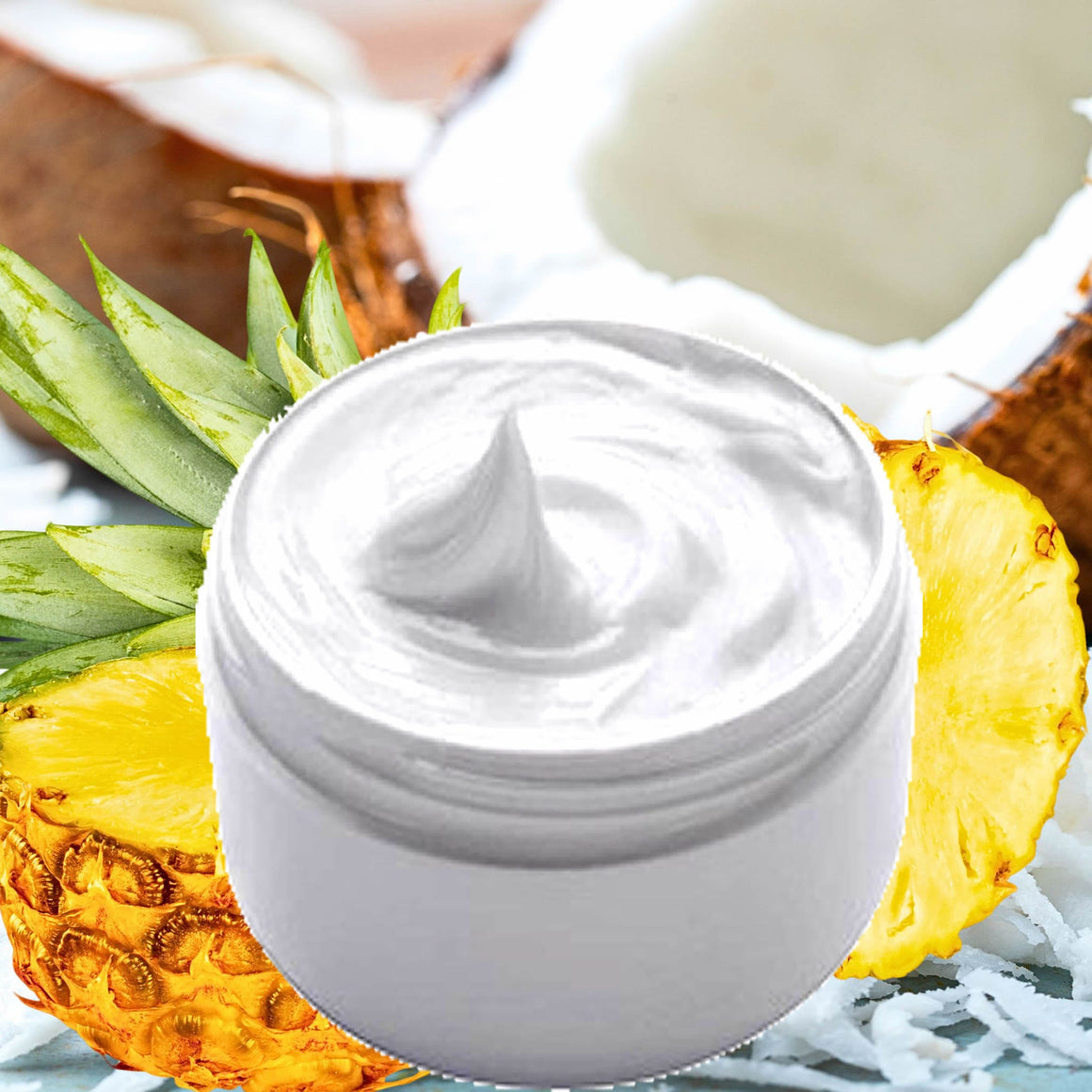 Coconut Pineapple Body & Hand Cream Vegan Cruelty-Free Moisturiser