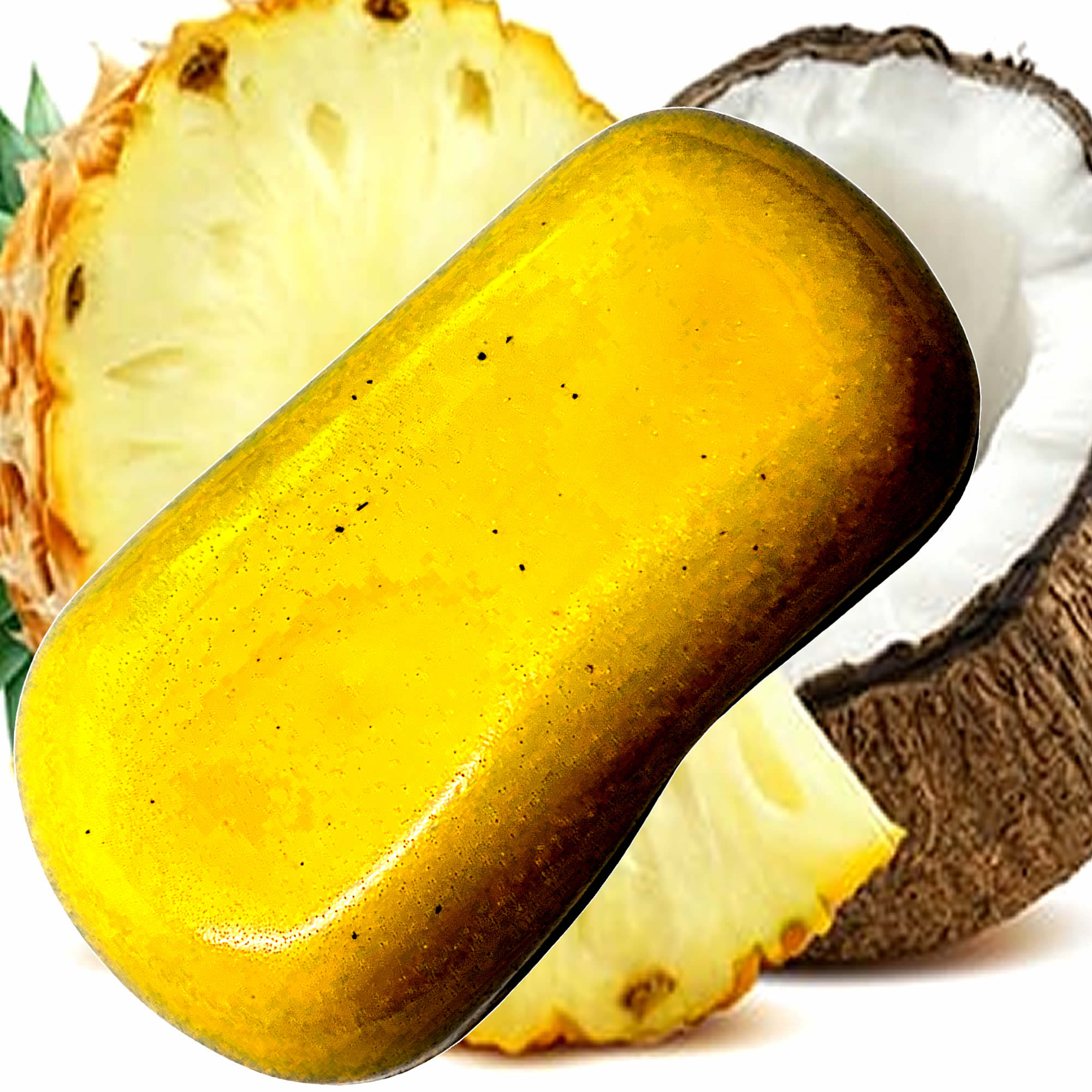 Coconut Pineapple Vegan Soap Bars Plant-Based Cruelty-Free Handcrafted