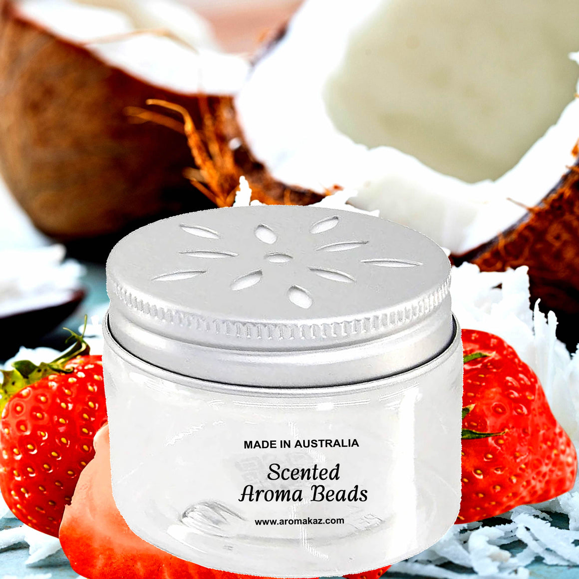 Coconut Strawberry Air Freshener Aroma Beads - Room, Car, Pantry, Pet Areas, Linen (Copy)