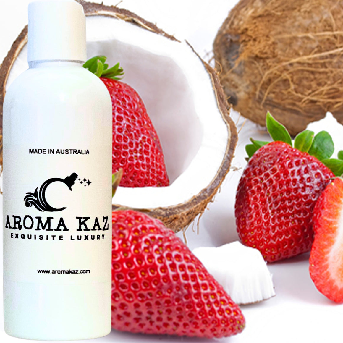 Coconut Strawberry Scented Body Wash/Shower Gel