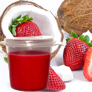 Coconut & Strawberry Eco Soy Shot Pot Candle Wax Melts