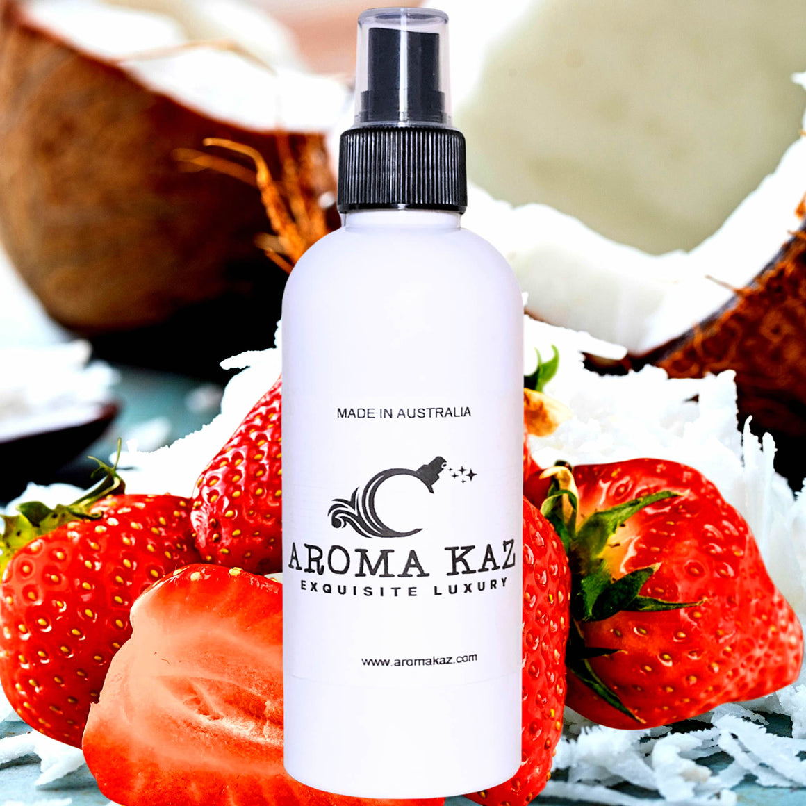 Coconut Strawberry Room/Linen Spray Plant-Based Vegan Cruelty-Free Pet Safe