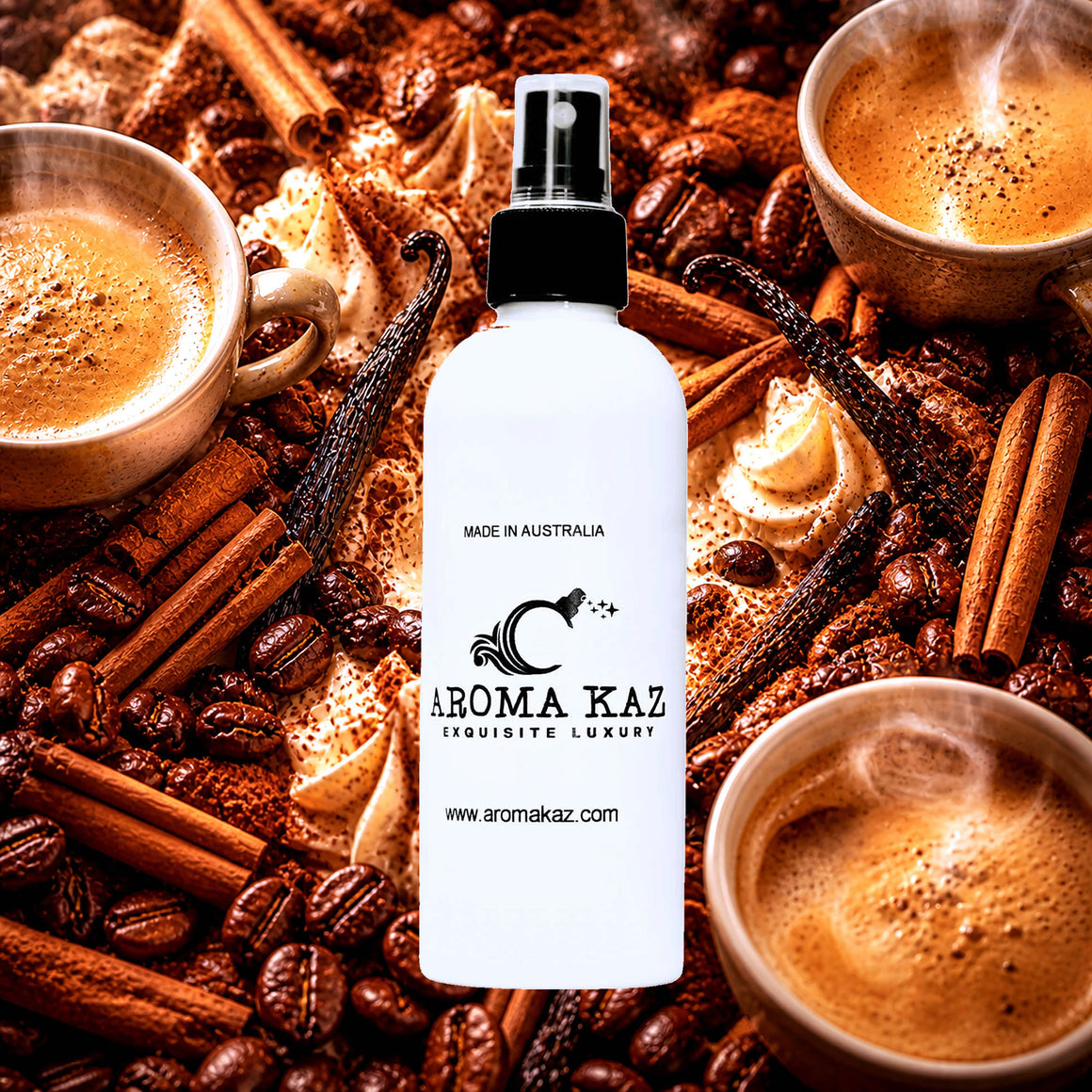 Coffee Cinnamon Vanilla Fragrance Body Spray