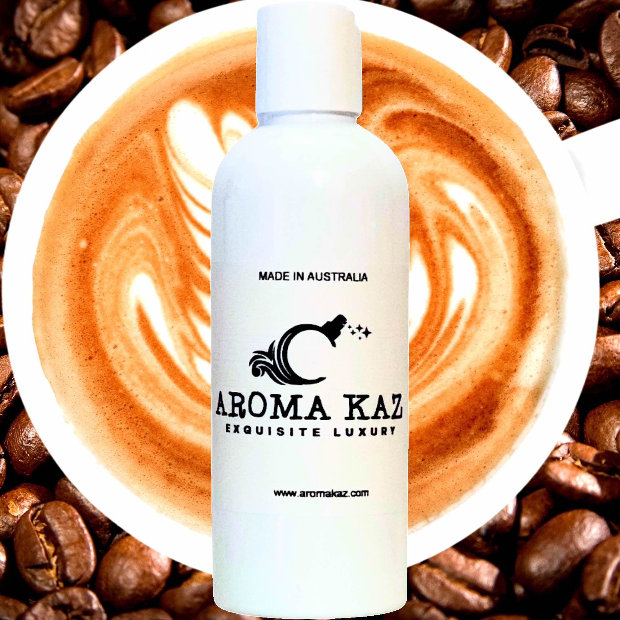 Coffee & Vanilla Bath/Body/Massage Oil Vegan Plant-Based Moisturiser