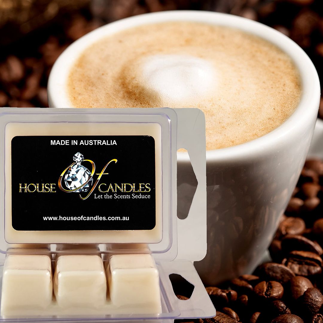 Coffee & Vanilla Eco Soy Candle Wax Melts Clam Packs