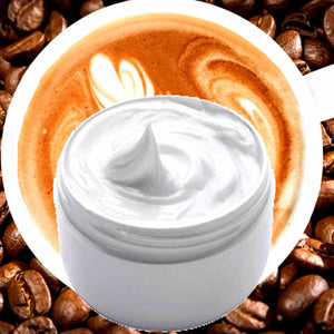 Coffee & Vanilla Hydrating vegan body and hand cream moisturizer. Handmade in Australia, cruelty free, long-lasting fragrance, perfect for all skin types and ideal as a gift for men or women.