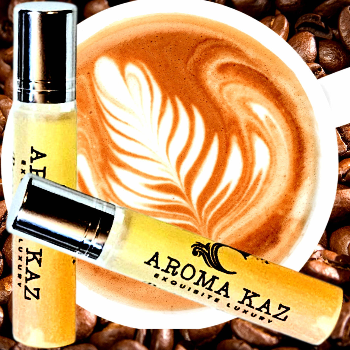 Coffee & Vanilla Roll-On Perfume Plant-Based Vegan Cruelty Free