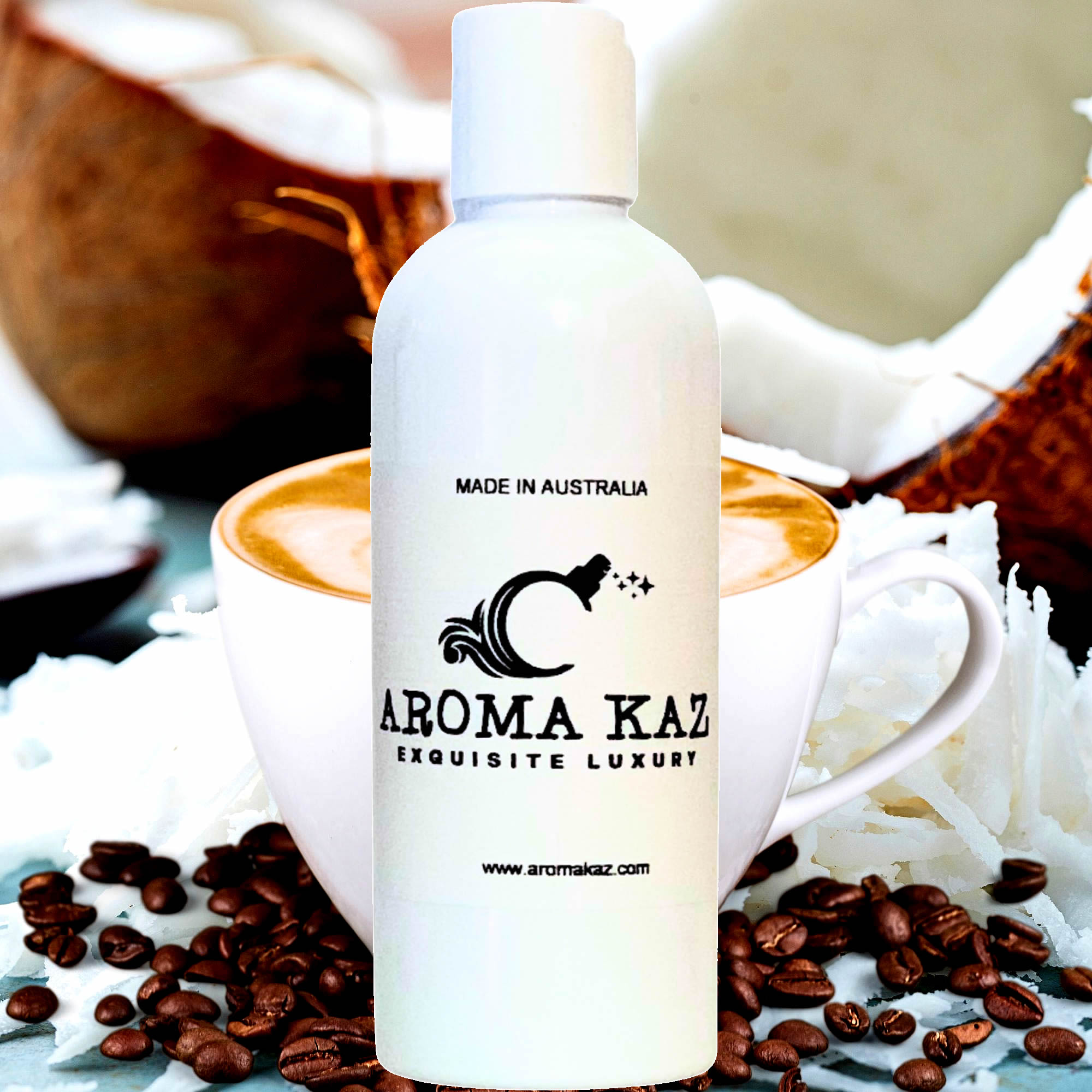Coffee & Coconut Bath/Body/Massage Oil Vegan Plant-Based Moisturiser