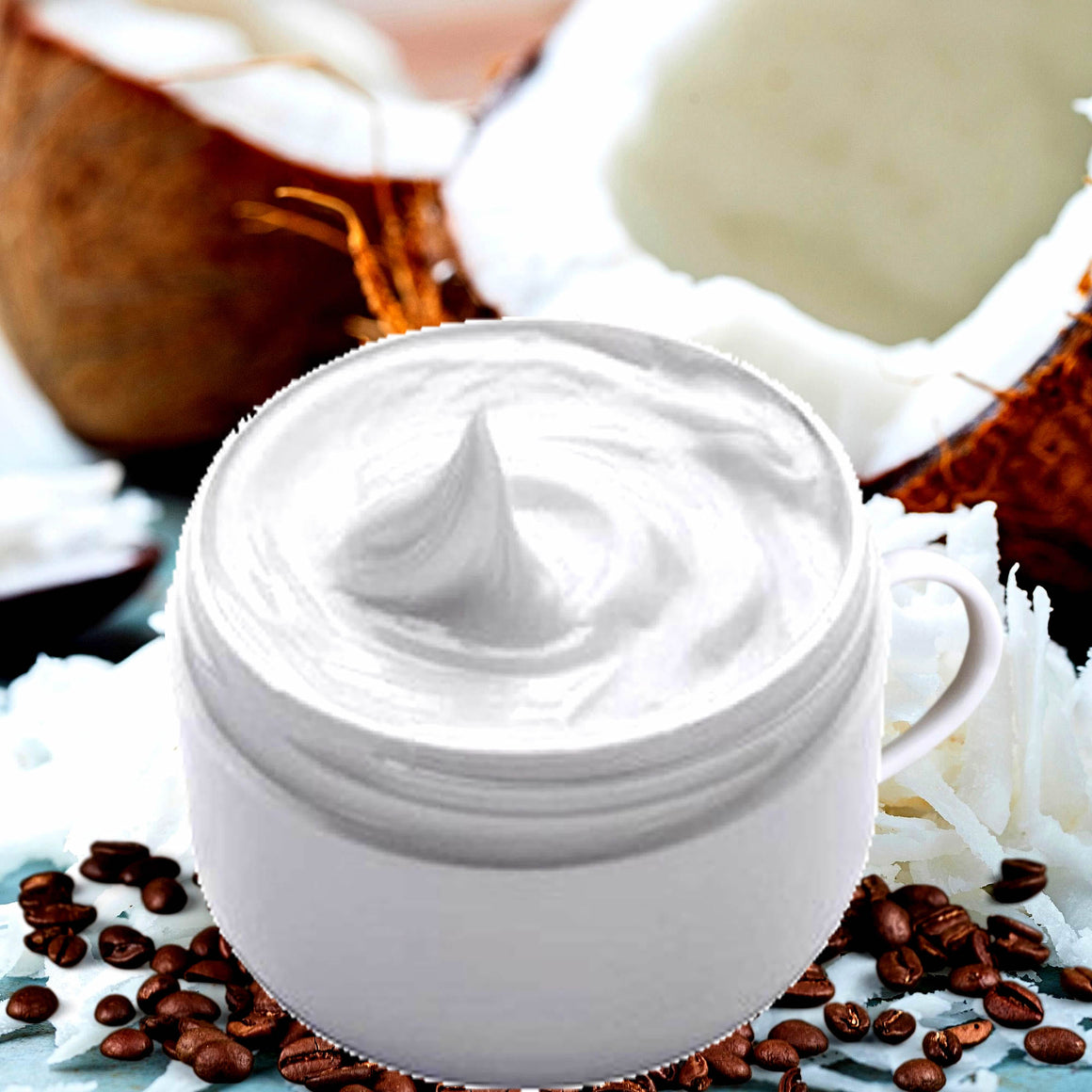 Coffee & Coconut Hydrating vegan body and hand cream moisturizer. Handmade in Australia, cruelty free, long-lasting fragrance, perfect for all skin types and ideal as a gift for men or women.