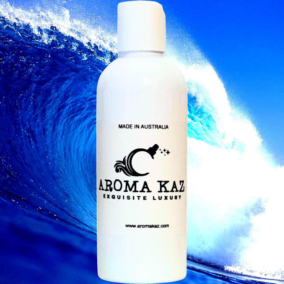 Cold Water Passion For Men Body Massage Oil – vegan, cruelty-free, plant-based hydrating oil with a fresh, cool aquatic masculine aroma, handmade in Australia.