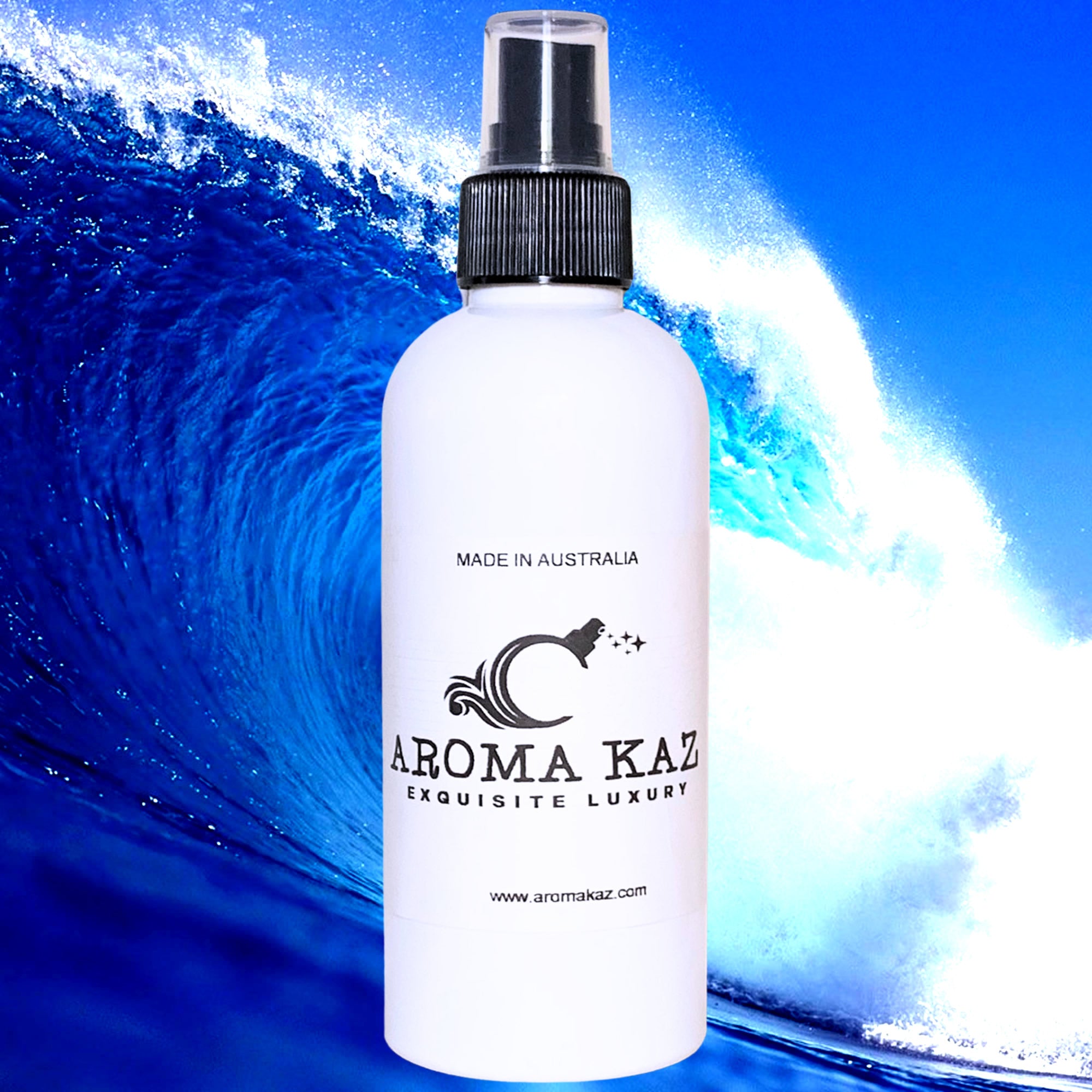 Cold Water Passion For Men Body Spray Mist – vegan, cruelty-free body spray featuring a fresh, cool aquatic masculine aroma, handmade in Australia.