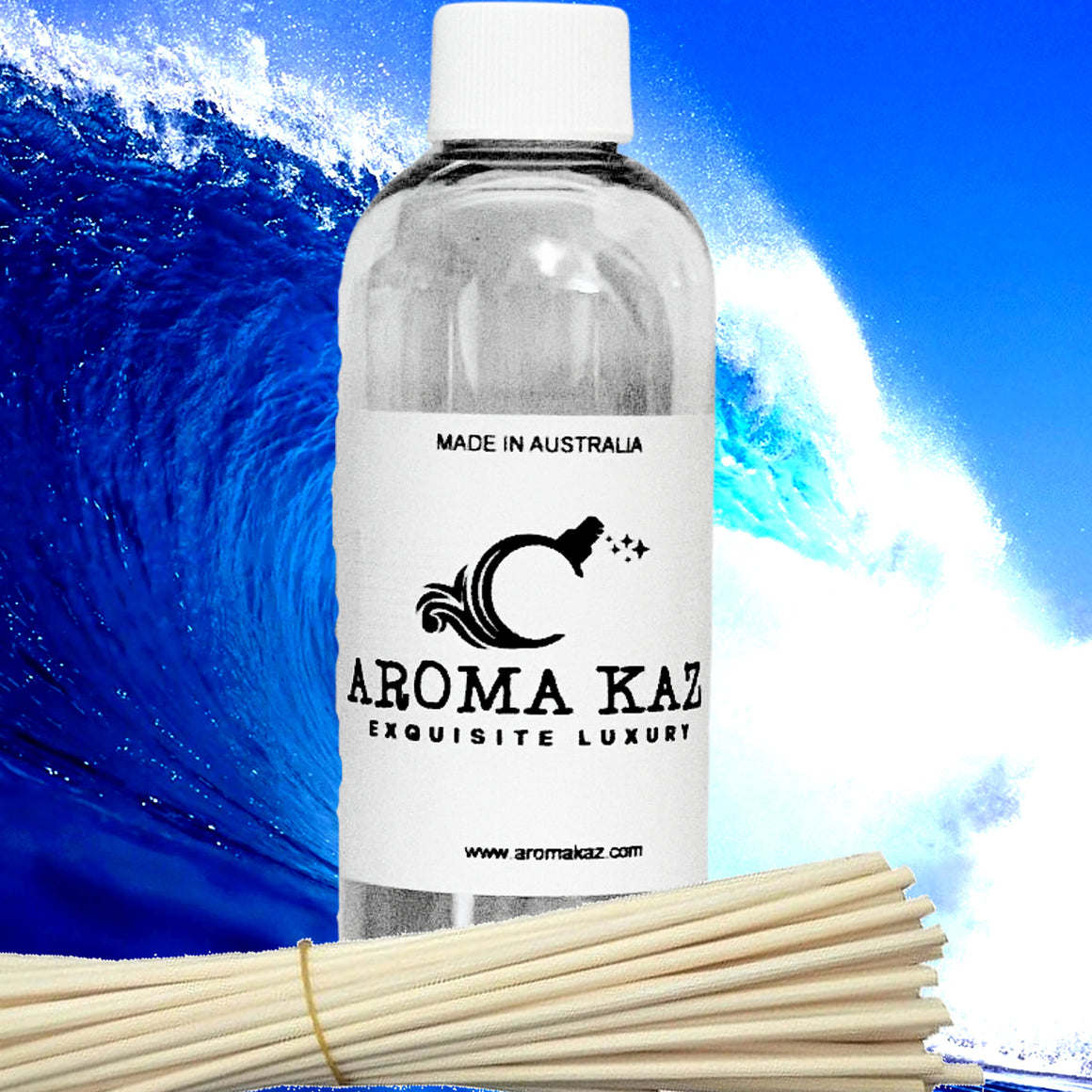 Cold Water Passion Diffuser Fragrance Oil with Reeds – Vegan Cruelty-Free Home Aroma