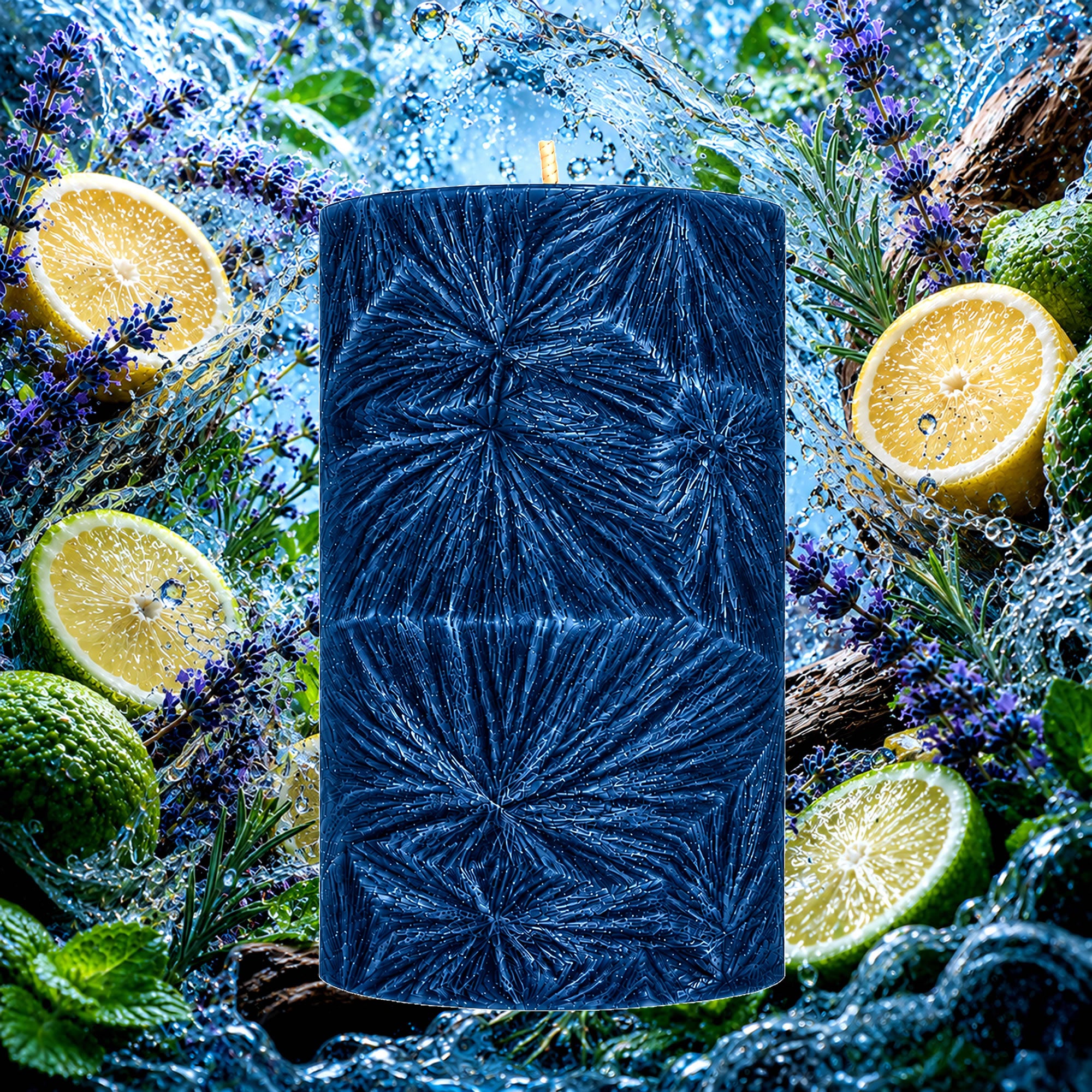 Cold Water Passion Pillar Candle