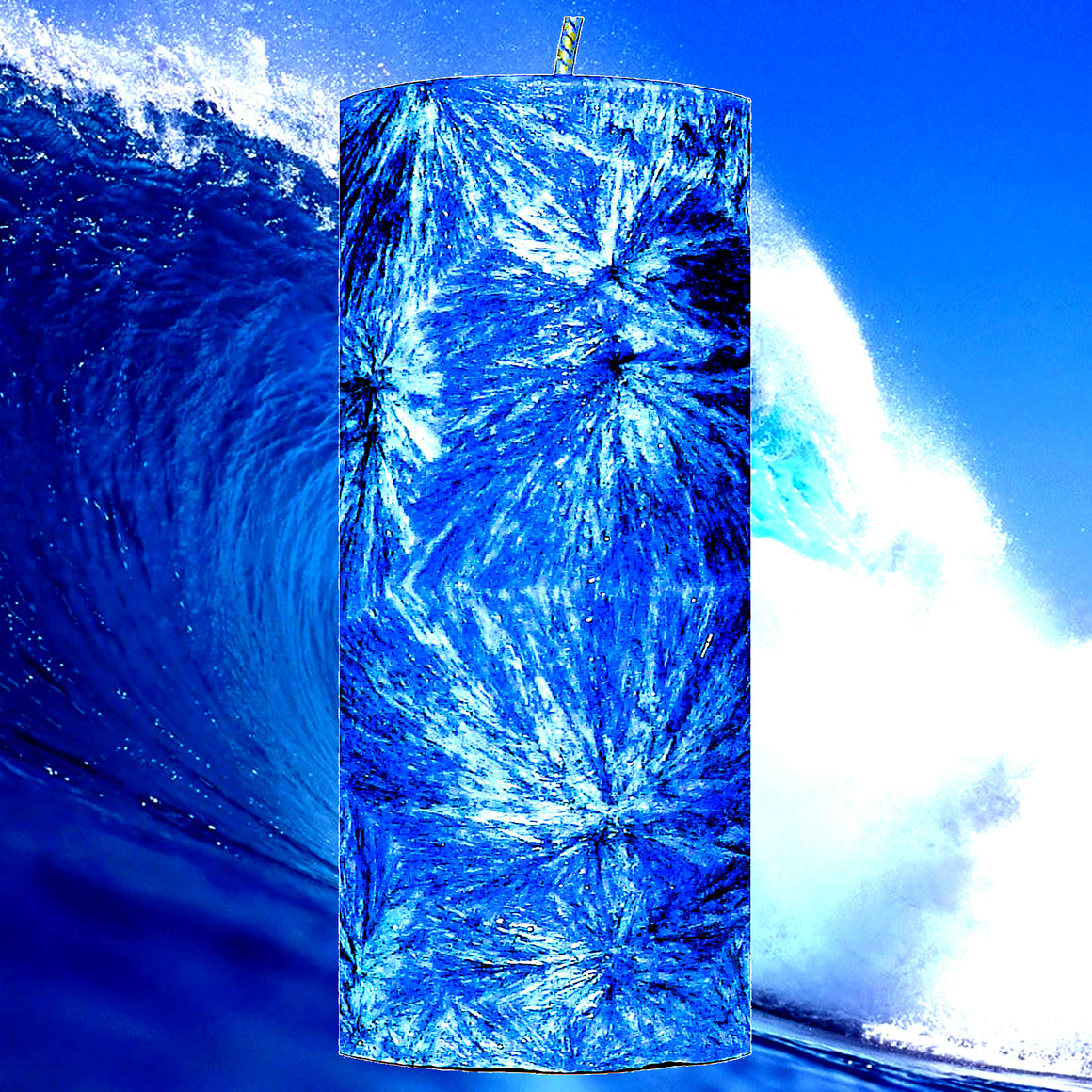 Cold Water Passion Pillar Candle – Plant-Based, Eco-Friendly, Vegan, Cruelty Free
