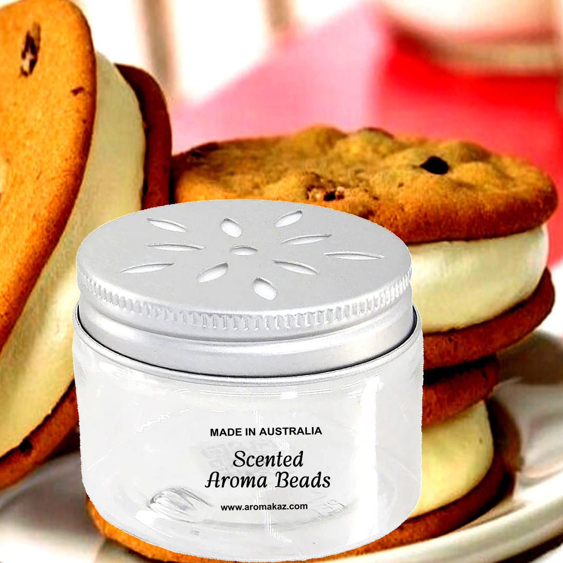 Cookies & Cream Air Freshener Aroma Beads - Room, Car, Pantry, Pet Areas, Linen