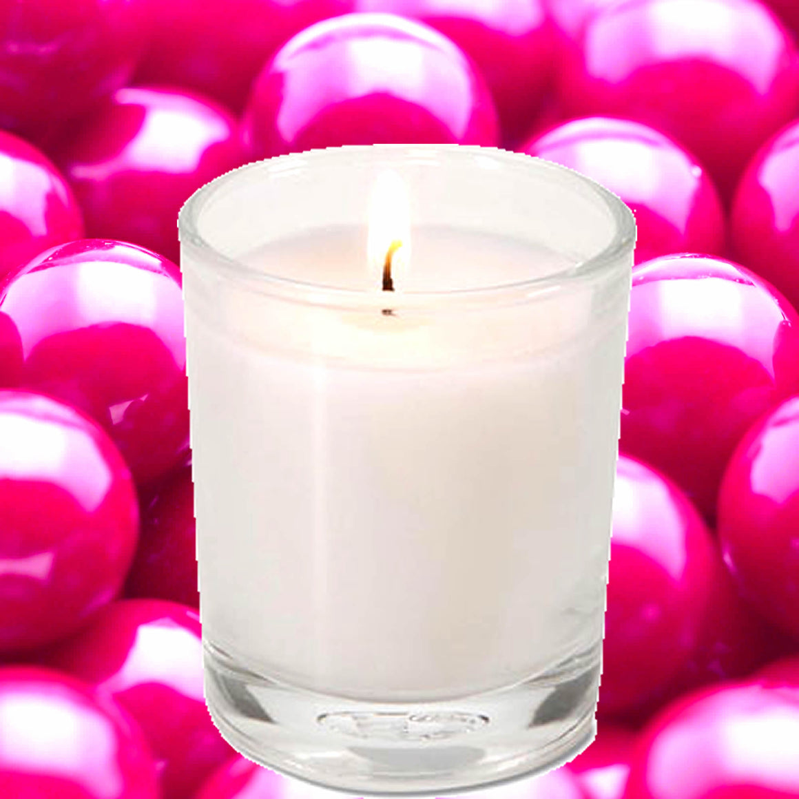 Cotton Candy Bubblegum Eco Soy Votive Candles – Clean Burn, Plant-Based, Vegan & Pet Safe