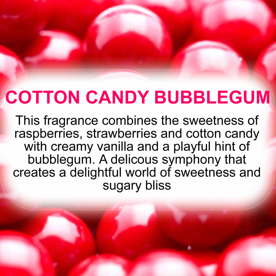 Cotton Candy Bubblegum Soy Candle Melt Shot Pots – Plant-Based, Vegan, Cruelty-Free, Hand-Poured