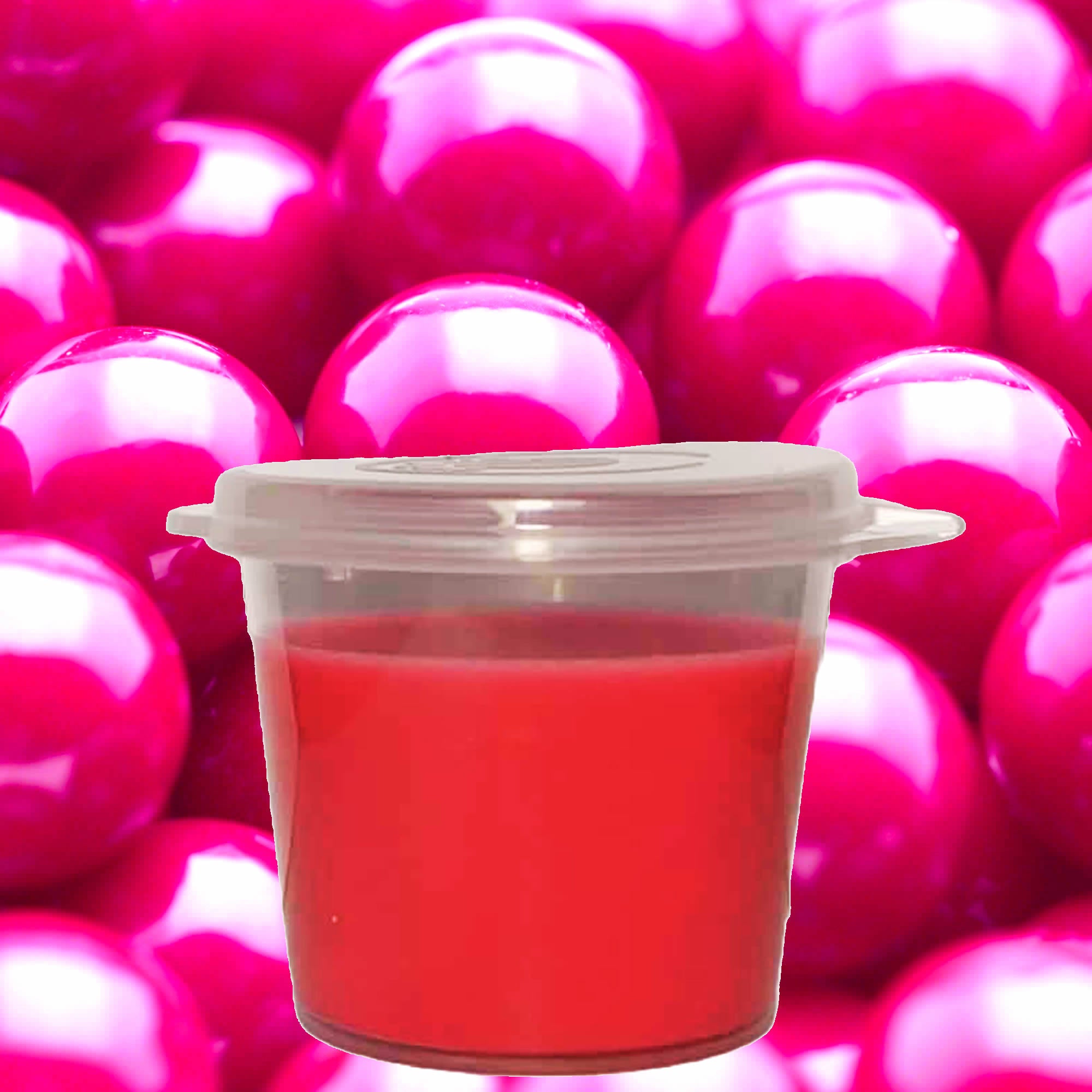 Cotton Candy Bubblegum Soy Candle Melt Shot Pots – Plant-Based, Vegan, Cruelty-Free, Hand-Poured
