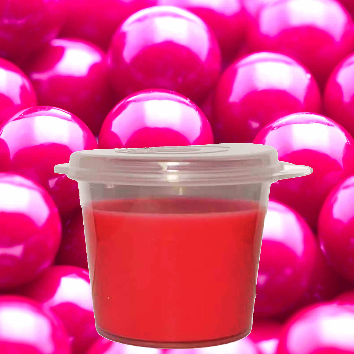Cotton Candy Bubblegum Soy Candle Melt Shot Pots – Plant-Based, Vegan, Cruelty-Free, Hand-Poured