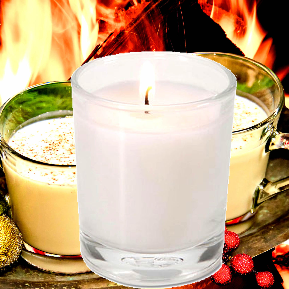Cozy Fireside Eco Soy Votive Candles – Clean Burn, Plant-Based, Vegan & Pet Safe