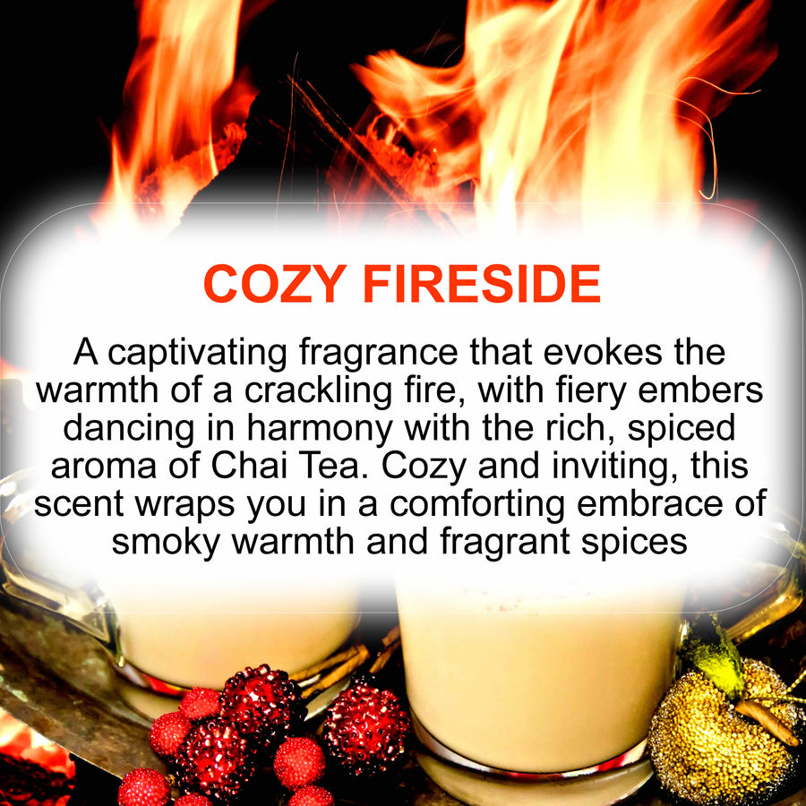 Cozy Fireside Soy Candle Melt Shot Pots – Plant-Based, Vegan, Cruelty-Free, Hand-Poured