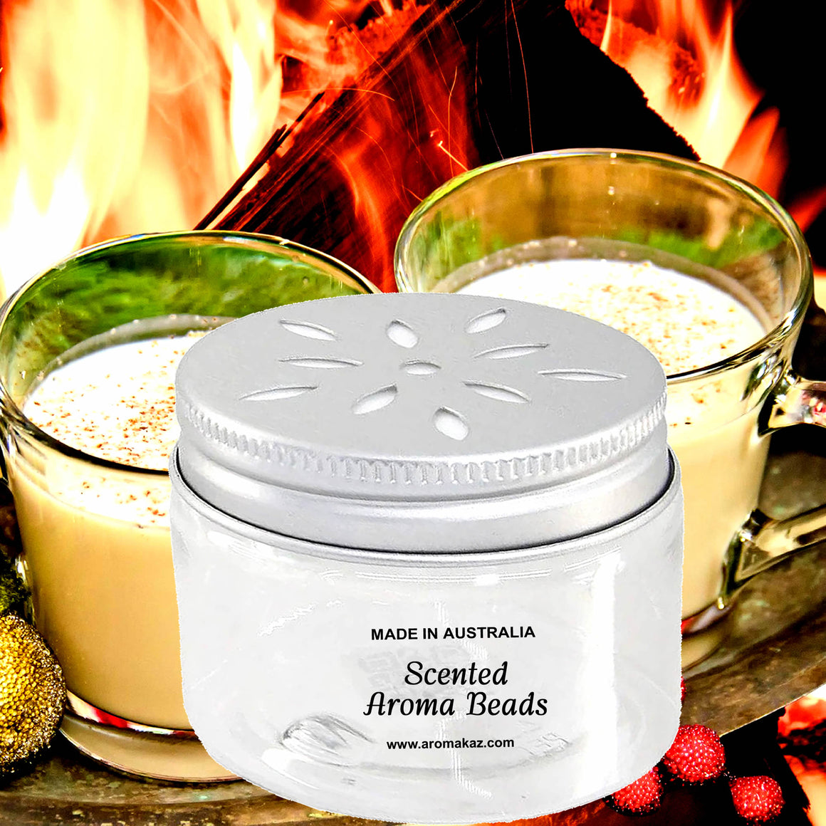 Cozy Fireside Aroma Beads Room/Linen/Car Air Freshener