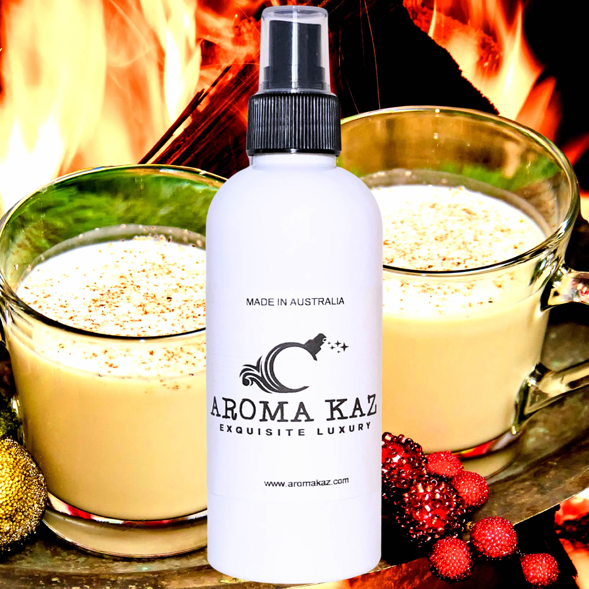 Cozy Fireside Car Air Freshener Spray – Plant-Based, Vegan, Cruelty-Free & Pet Safe