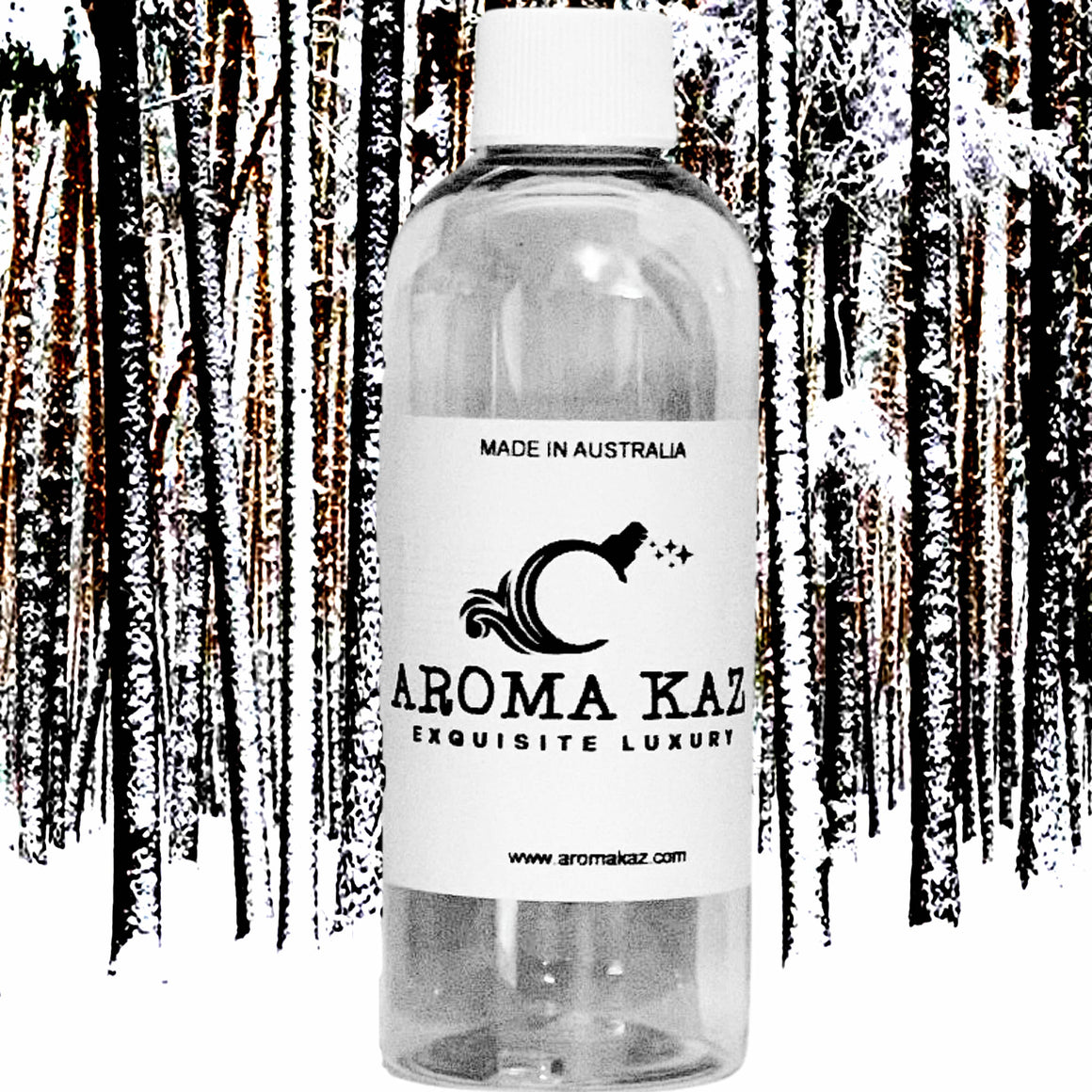 Crackling Birch fragrance oil for candle making, soap making and perfume blending – vegan, cruelty-free featuring crisp birch wood and smoky winter notes, handmade in Australia.