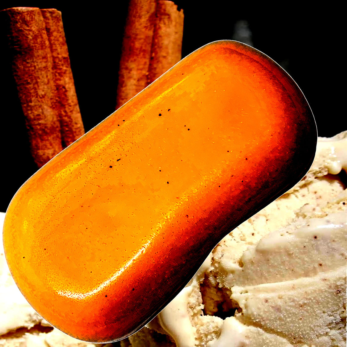 Creamy Cinnamon Vanilla Vegan Soap Bars Plant-Based Cruelty-Free Handcrafted