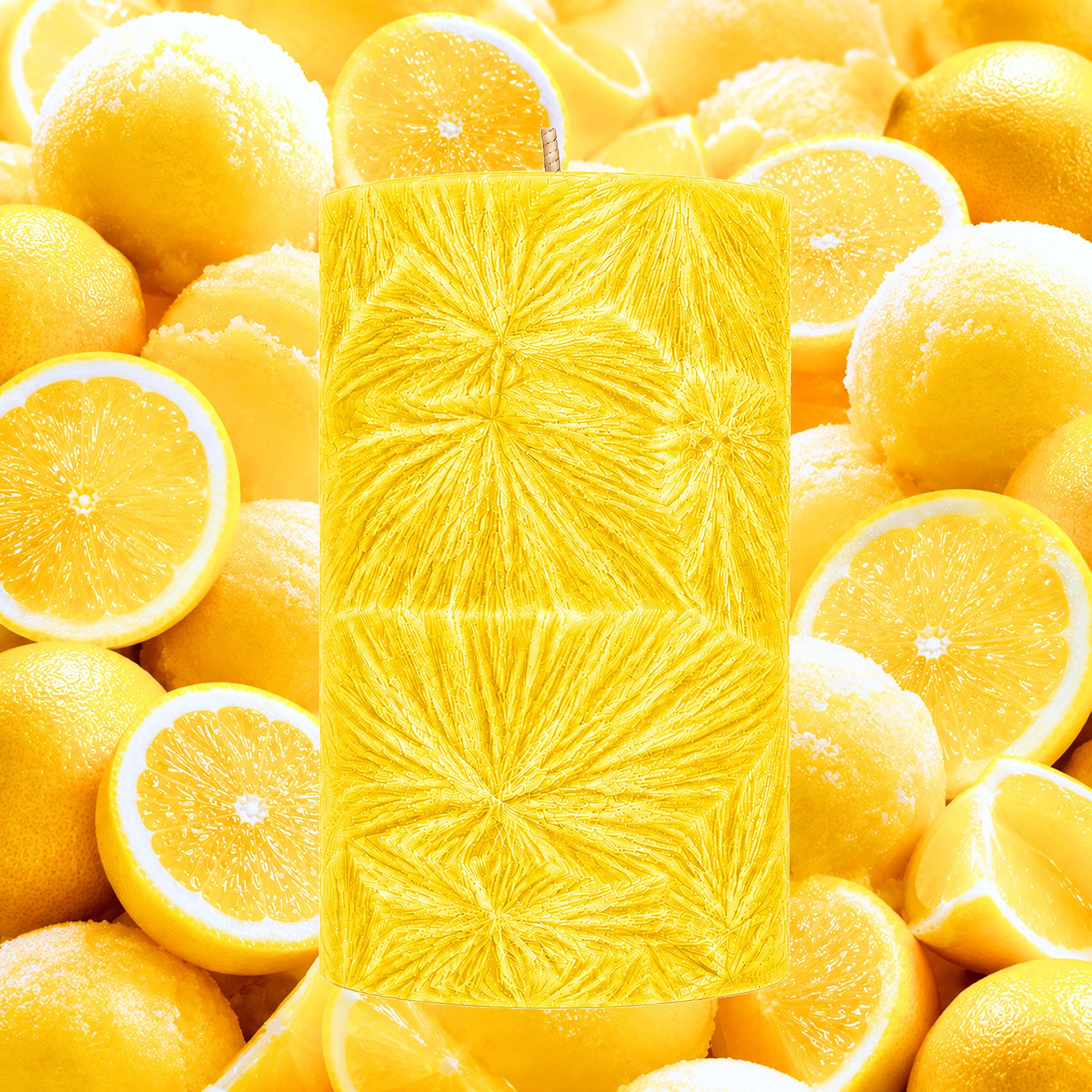 Creamy Lemon Gelato Pillar Candle