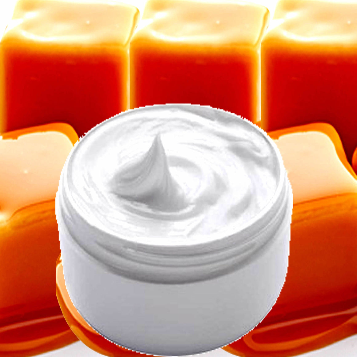 Creamy Caramel Hydrating vegan body and hand cream moisturizer. Handmade in Australia, cruelty free, long-lasting fragrance, perfect for all skin types and ideal as a gift for men or women.