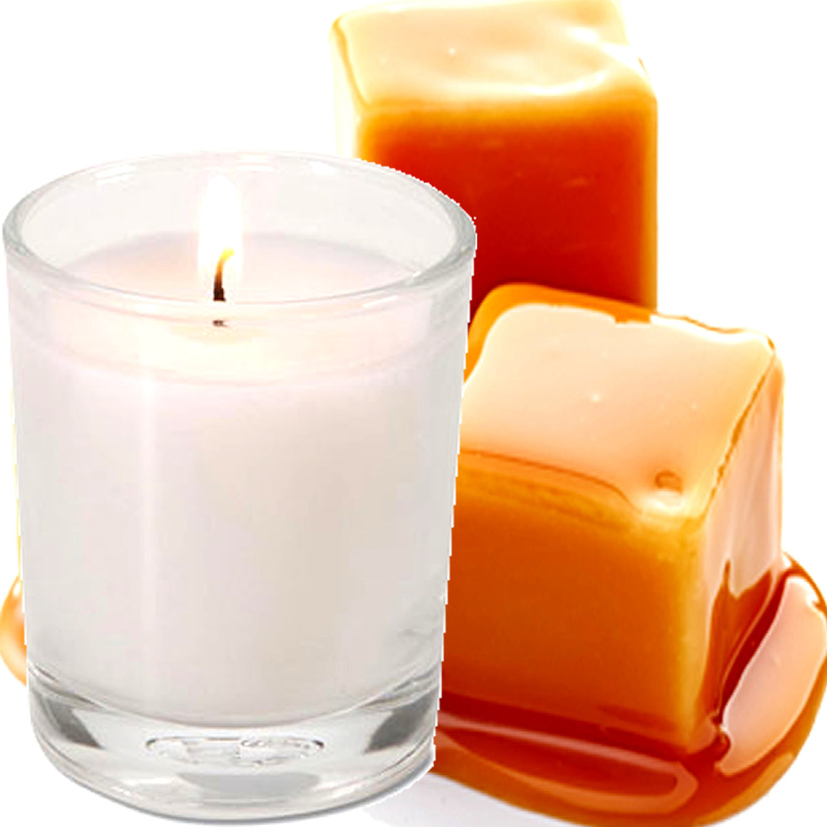 Creamy Caramel Scented Eco Soy Votive Candles Hand Poured