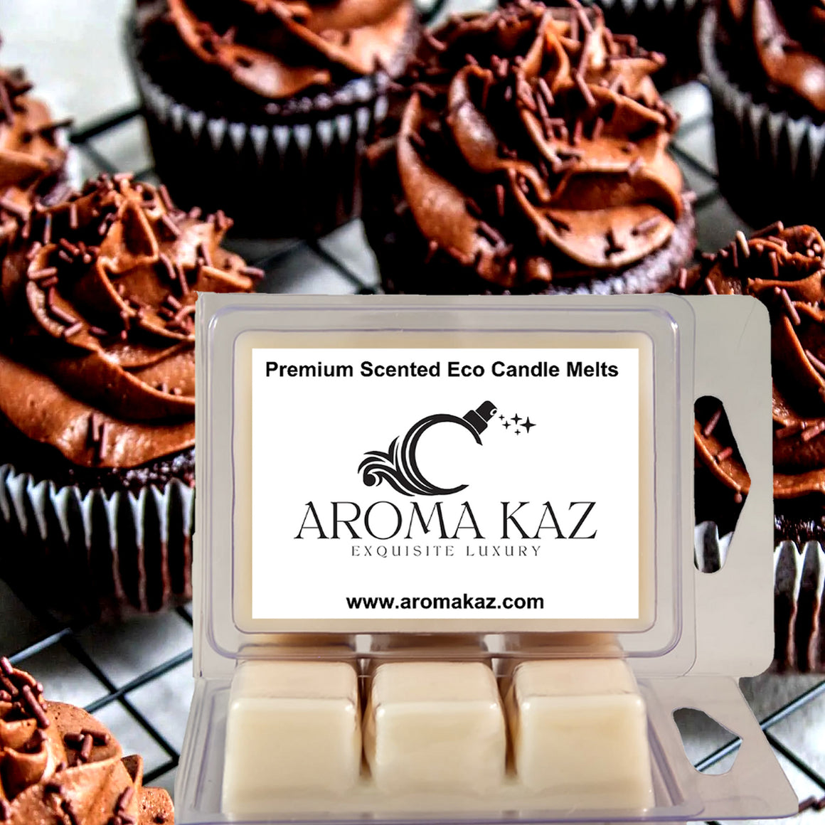 Creamy Chocolate Cupcakes Soy Wax Melts – Hand-Poured, Plant-Based & Vegan