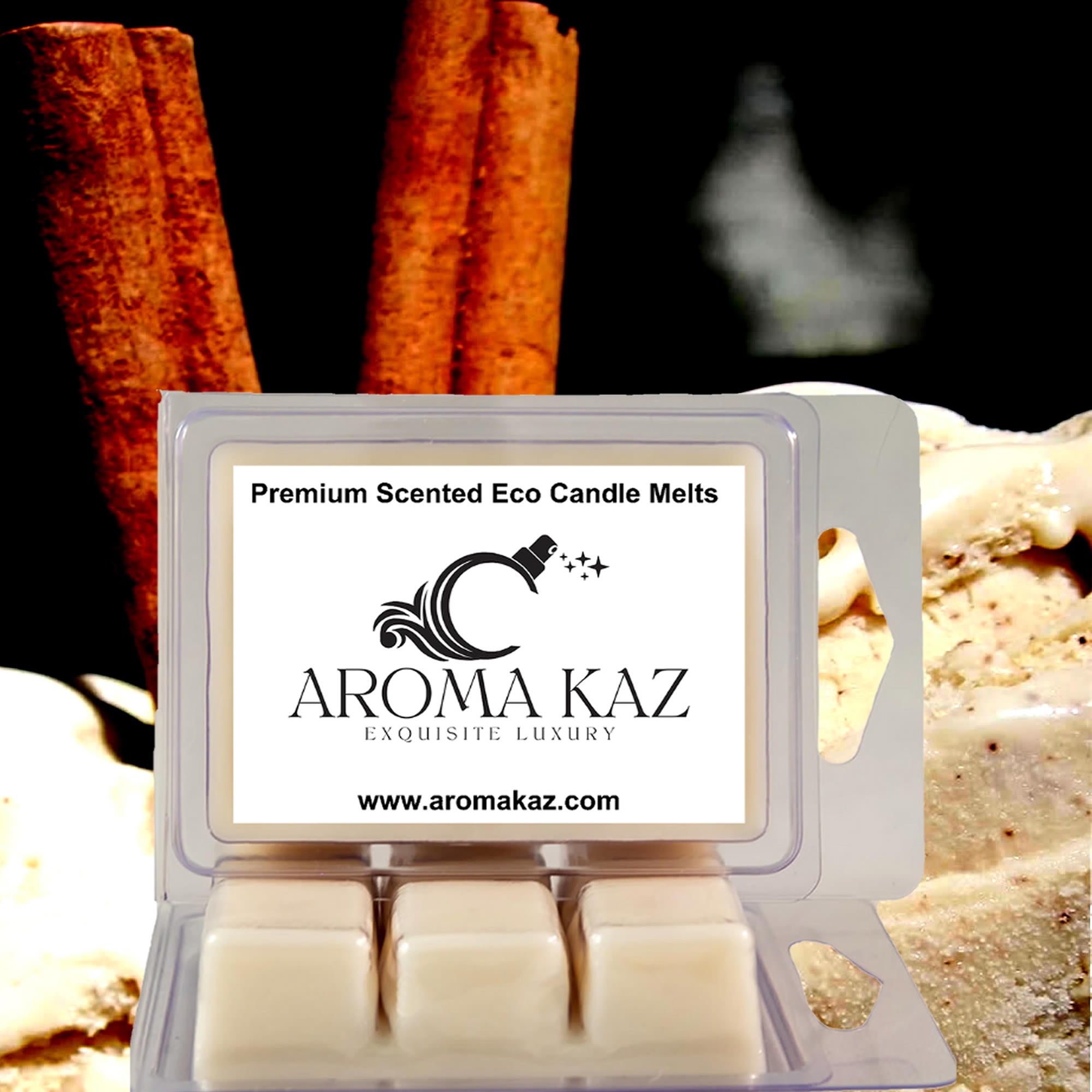 Creamy Cinnamon Vanilla Soy Wax Melts – Hand-Poured, Plant-Based & Vegan