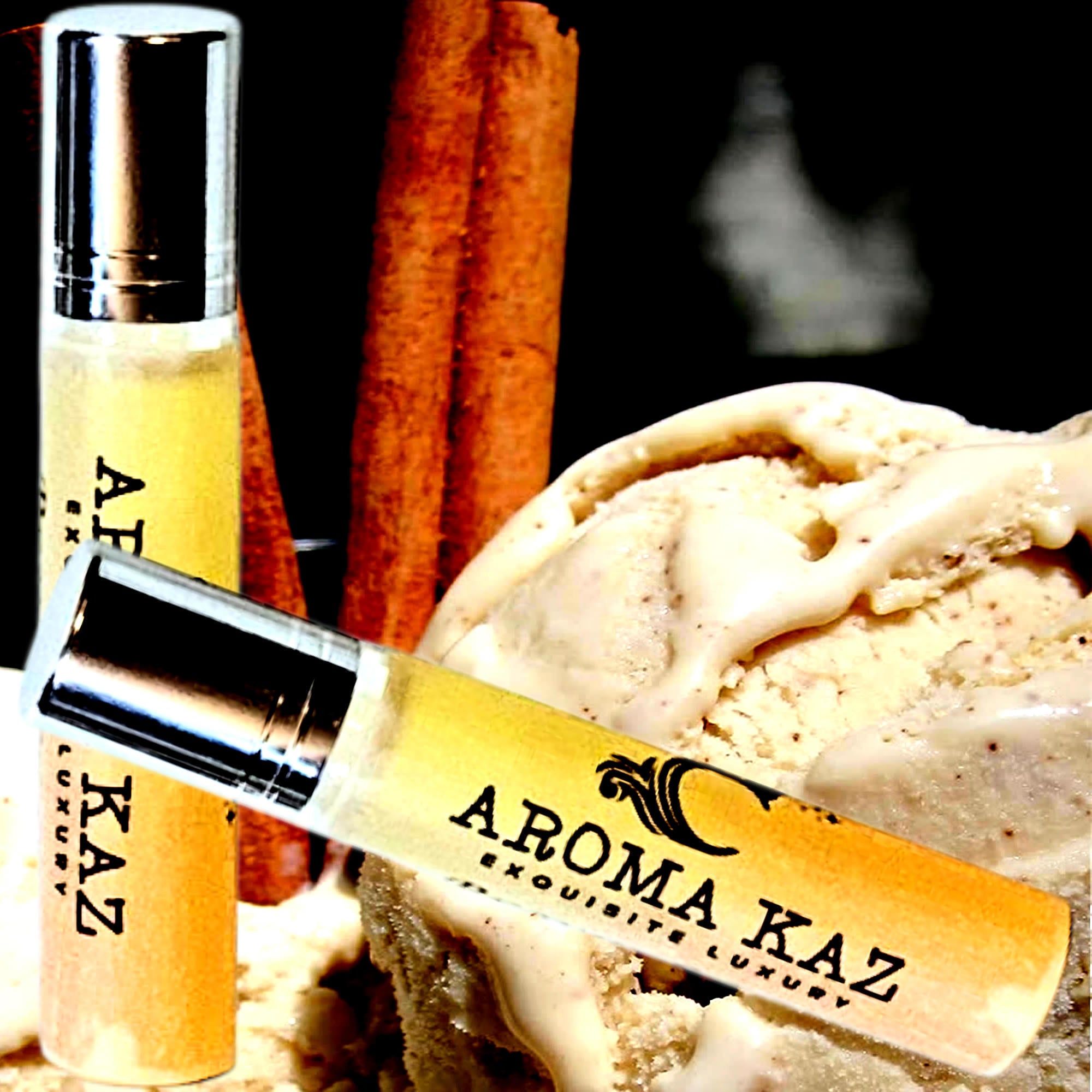 Creamy Cinnamon Vanilla Roll-On Perfume Plant-Based Vegan Cruelty Free